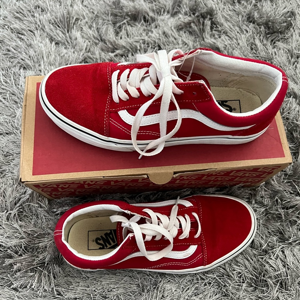 vans red